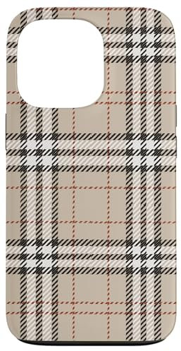 Klassisches kariertes Karomuster aus Flanell, Gingham-Muster Hülle für iPhone 13 Pro