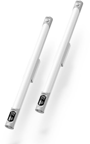 GOODEA Unterbauleuchte Küche LED, 2200mAh Akku Schranklicht mit Bewegungsmelder, 36cm USB Dimmbar Schrankbeleuchtung Kabellos mit Aufladbar für Schränke, Kleiderschrank, Schreibtische[2 Stück]
