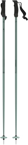 ATOMIC CLOUD Skistöcke - Pistachio - Länge 120 cm - Hochwertiger Aluminium-Skistock - Ergonomischer Griff für mehr Grip - Stock mit 60 mm Pistenteller - Einsteiger-Stöcke