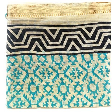 KGM Accessories Extra großer Sarong-Schal, indische Baumwolle, goldfarben, Lurex, handbedruckt, Sarong-Schal, Strandtuch, Pareo, grün, XL