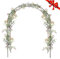 Metal Garden Arch, Stainless Steel Frame Garden Arch 120CM 150CM 180CM 200CM 220CM 240CM 300CM for Climbing Plants, Roses, Vegetables, Outdoor Decoration and Archway Decor (Stainless Steel, 1.5x2.4m)