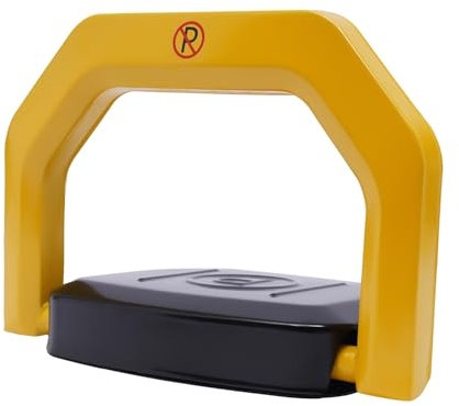 Garbenat Parkplatzsperren 30M Ferngesteuerte Parksperre Elektrisch Parkplatzsperre Automatische Parkplatzsperre mit Fernbedienung Quadratischer Poller Parkraumschloss mit 180° Antikollision 48 x 38CM