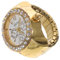 WOFASHPURET Elastische Quarz Fingeruhr Mit Bling Design Ringuhr Für Damen Accessoire