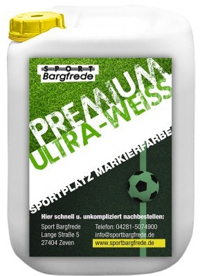 Sport Bargfrede Rasen Markierungsfarbe Premium Ultra-Weiß