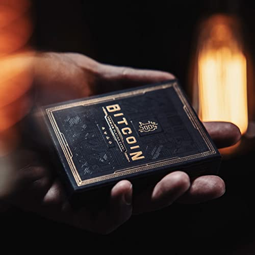 Bitcoin Kartenspiel Spielkarten Playing Cards Black / Gold Luxury Deck