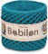 T-Shirt-Garn, Fettuccine-Spaghetti-Knäuel, zum Häkeln, Stricken, für Maskenbänder, Makramee, Bio-Baumwolle, Jerseygarn, 3–5 mm, grünblau (Deep Ocean)