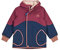 Finkid Nalle Mukka Colorblock-Blau-Rot, Kinder Ponchos und Capes, Größe 80-90 - Farbe Beet Red - Rose
