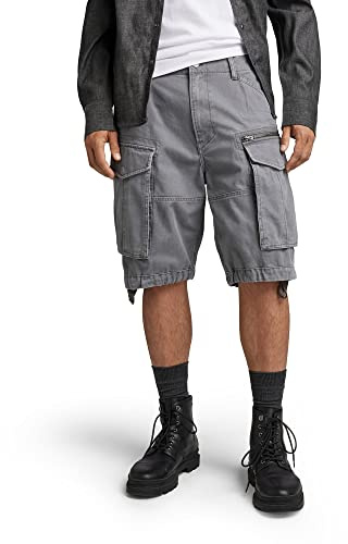 G-Star Men's Rovic Zip Relaxed Shorts, Grey (granite D08566-C961-1468), 30
