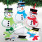 Baker Ross FE949 Schneeman Nähset für Kinder - 3er Pack, Bastelset zum Nähen für Kinder, Weihnachtsbastelsets, Bastelideen für Weihnachten, Weihnachtsgeschenke für Kinder