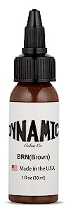 DYNAMIC - Tätowierfarbe Farbe BRN Brown 1oz (30ml)