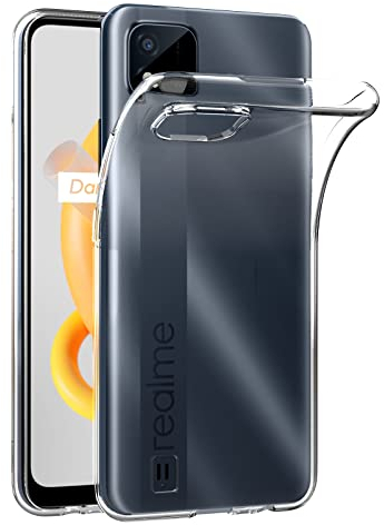 AICEK Kompatibel mit Realme C11 2021 Hülle, Transparent Silikon Handyhülle für Realme C11 2021 Hülle TPU Schutzhülle Bumper Crystal Clear Case