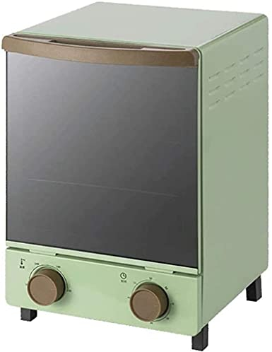Mini four vertical rétro 12 litres à quartz avec miroir de minuterie, porte en verre, mini fours utiles