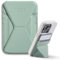 MOFT MagSafe Wallet Ständer für iPhone 16/15/14/13/12 Serie Kompatibel mit MagSafe, MOVAS Vegan Leder Magnetischer Handyständer mit 3 Betrachtungswinkeln, 2 Kartenhalter (Seafoam)