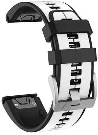 MYSNBKN 20mm Quick Fit Armband für Garmin Fenix 7S Pro/Fenix 7S/Fenix 6S Pro/Fenix 5S/EPIX Pro 42mm,Weiches Silikon-Ersatzband