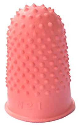 susiodeu Fingerspitzenabdeckungen Anti Fingerabdruck Schutz Hitzebeständige Anti Rutsch Set Handschuhe Elastische Ärmel Lesen Geldzählen, Rot, S