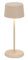 Zafferano, Olivia Micro Lampe, Kabellose, Wiederaufladbare Tischlampe mit Touch Control, Auch für den Außenbereich Geeignet, Dimmer, 2200-3000 K, Höhe 20 cm, Farbe Sand