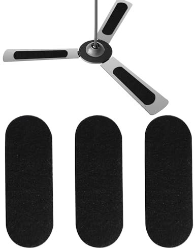 PEUTIER 3pcs Activated Carbon Air Purifier Pads, 0.2 inch Thickness Ceiling Fan Filter Air Filters Ceiling Fan Ceiling Fan Air Filter for Home Office, Keeping Air Fresh