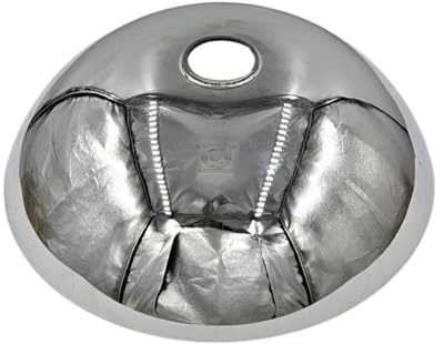 Lampenschirm E27 u.a. für Led Glas, Ersatzglas, Schirm, Ersatzschirm, Lampenglas für Pendellampe, Tischlampe, Fluter, Leuchte (Rauchglas Ø 30cm)