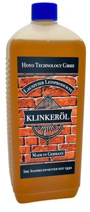 Klinkeröl 1 L - Natürliches Produkt ohne Lösungsmittel für alle Klinkerarten