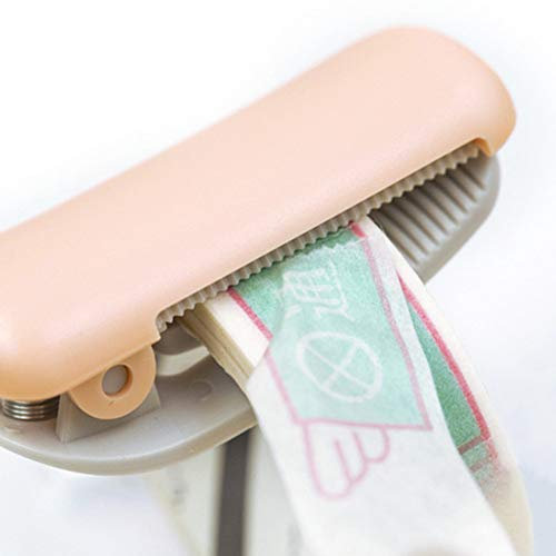 Masking Tape Cytter, Mini-Klebebandspender, süßer Washi-Cutter-Clip für Zuhause, Büro und Schule