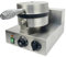 GastroHero Waffeleisen rund I Waffelautomat mit Temperaturregelung I Waffel eisen aus Edelstahl für Gastronomie I Ø180 mm Waffeln I Waffel maker für Für Restaurants und Cafés