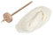 Garnspinnset aus Holz mit Fallspindel, Hand Drop Spindel mit Wolloberteil für die Garnherstellung, Nähen, Quirl Drop Spindel Set für Anfänger