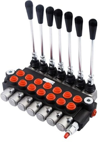 7P40 Hydraulikventil Hydraulisches Richtungssteuerventil 3600psi Hydraulic Directional Control Ventil P40 Hydraulisches Wegeventil 60L/min für Anwendungen Kleintraktoren Traktoren