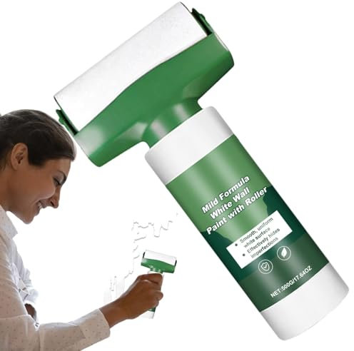 rullo muro rattoppatura pennello, 500g Wall Paint Roller Brush, Strumento di riparazione parete impermeabile, Rullo di riparazione di pareti e macchie, Rullo di vernice di rifinitura parete,