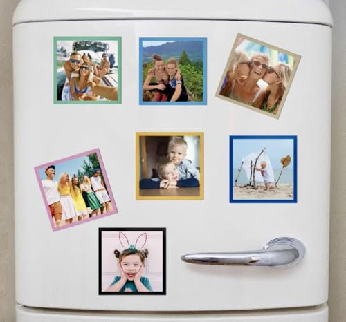 Imanes de Colores Personalizados Nevera. Tus Fotos en iman Flexibles. Decoración, hogar, Regalo. Pack 5 o 10 Foto imanes (10)