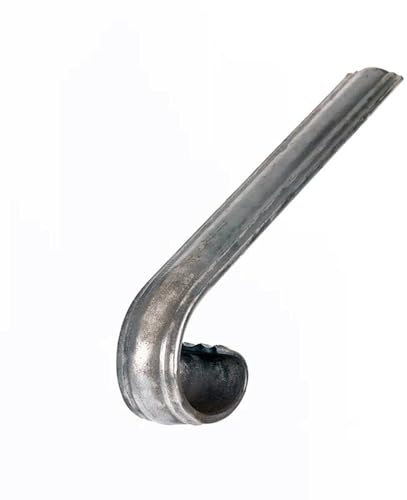 M.P. Metalli - Partenza interna per corrimano, ringhiere e balaustre in ferro battuto in piatto da ≠ 40x12 mm | Made in Italy