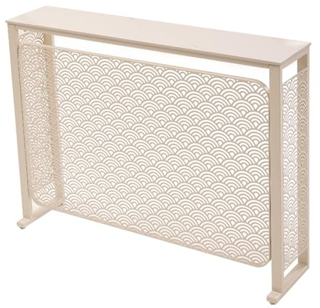 CEHJZQRPL Radiator Cover, Radiator Covers for Home, Radiator Shelf, Additional Shelf Space, Modern Radiator Cover(White,100cm/39.4in)