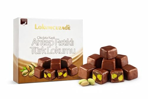 70g Premium-Qualität Turkish Schoko Pistazien Delight - Lokum