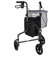 Days Lightweight Aluminium 3 Wheel Walker – Height Adjustable and Foldable Mobility Aid for Elderly – Triwalker with Basket, Tray, Bag and Lockable Brakes – Indoor and Outdoor Walker – Quartz