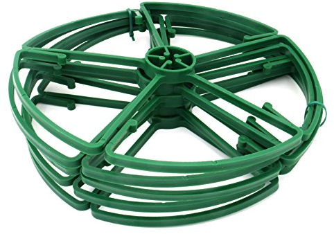 10 Inch Flower/Plant Support Rings Garden Cane Support Frame, Pack of 5