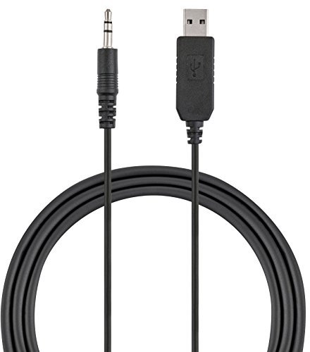 AGS Retail Ltd Compatible USB to Audio Jack TTL Converter Cable Replacement for Windows, Android, and Mac – 1.8 m, Black, 232R-3V3 Serial Adapter with 3.5mm Stereo Jack | Serial Cables