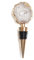 Crystal Bottle Stopper with Natural Quartz Agate Design for Wine & Champagne, Reusable Vacuum Seal Geode, a Home Bar Accessory for Drinks Trolley with Gift Box (Gold)…