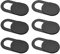 [6 Pack] ProCase Webcam Cover, Ultra Thin Slide Camera Blocker Privacy Cover for Laptop MacBook Air Pro iPad iPhone Echo PS4 Tablet –Black