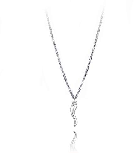 SAGA GIOIELLI® COLLANA UOMO DONNA CORNO PORTAFORTUNA (UOMO)