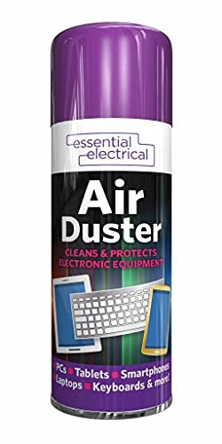 Yorkshire Homeware Compressed Air Duster Cans Sprays Cleans Protects Laptops Keyboards Electronic Equipment & Difficult to Reach Areas Cleaning 400ML (1)