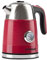 G3 Ferrari G10149 Bollitore Duca, Caraffa Inox, 1,7 Litri, Rivestimento antiscottatura, Resistenza nascosta, Rotazione 360°, Rosso