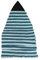 Harilla 6ft Surf Surfboard Socke Schutzhülle Tasche Schwarz Gestreift, Grün Streifen