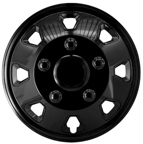 Radkappen Radzierblenden Radblenden Itah kompatibel mit FIAT/VW/Renault Bus 15 Zoll Schwarz 4 Stück