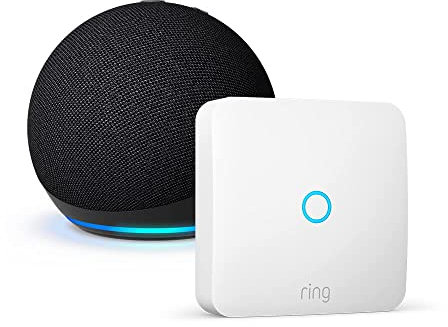 Echo Dot (5.ª generación, versión de 2022) + Ring Intercom de Amazon | La combinación ideal para un hogar más inteligente