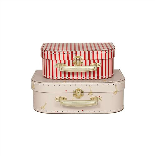 OYOY Living Design Mini-Koffer - aus Karton H7,7x20,5x14,7cm 2er Satz