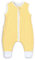 Ehrenkind® Baby Sommerschlafsack mit Füßen 1.0 TOG aus weicher OEKO-TEX zertifizierter Bio-Baumwolle | Sommer Schlafsack | Baby Schlafsack Gr. 80 Vanille-Weiß Pusteblume | 1 Tog