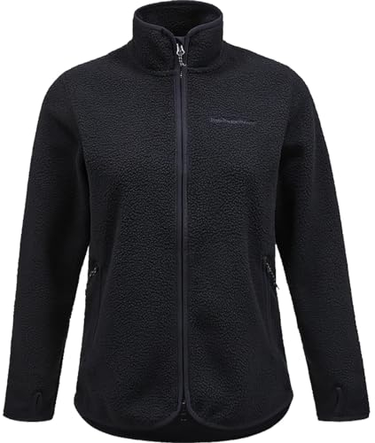 Peak Performance Damen Pile Zip Jacke, black, M