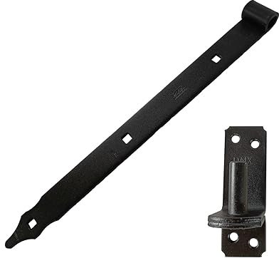 BooGardi Ladenband mit Kloben schwarz · 300 mm / 400mm / 500mm / 600mm