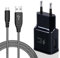 USB Ladegerät Stecker Netzteil mit Ladekabel 2m USB C Nylon Schnellladekabel Für Samsung Galaxy A13 A14 A20e A34 A51 A52 A53 A54 S8 S9 S10 S20 S21 FE Plus Z Flip3 4, Z Fold3 4, Google Pixel Adapter