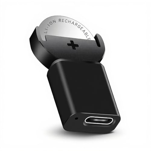 Lithium-Knopfknopf--Ladegerät, 45 MAh 3,6 V Wiederaufladbares -Ladegerät, -Knopfknopfzellen-USB-C-Schnellladegerät für LIR2032 LIR1632 (Wird mit Einer