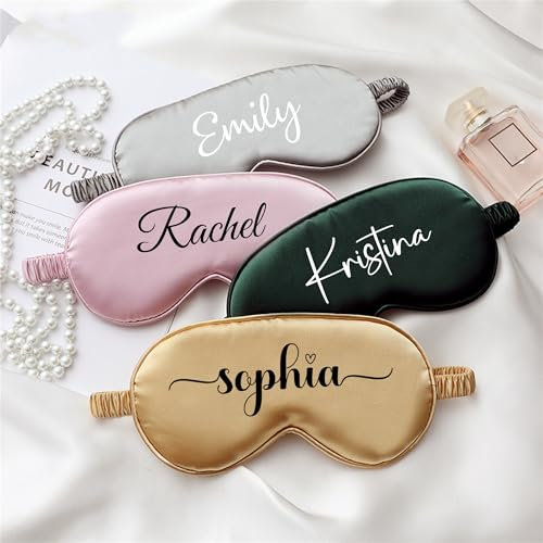 Personalisierte Augenmaske zum Schlafen, individuelle Schlafmaske für Brautjungfer-Antrag, Geschenk, maßgeschneiderte Schlafmaske für Junggesellen-Geschenk, Hochzeitsgeschenk